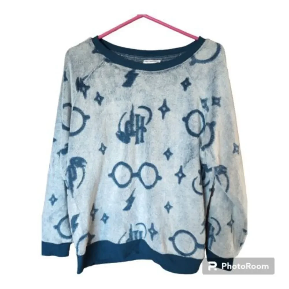 WIZARDING WORLD OF HARRY POTTER Womens Double M Super Soft Sweater Pajama Top